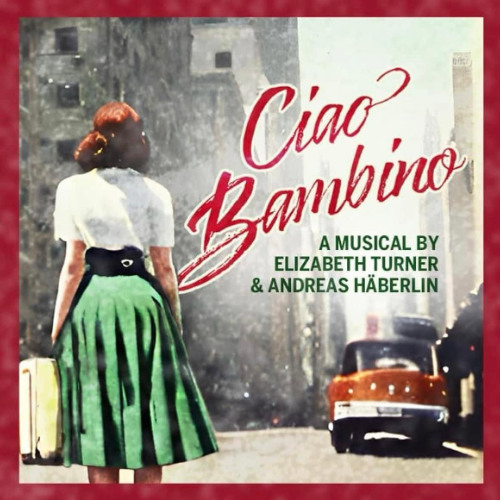 Ciao Bambino album artwork: Elizabetta with her suitcase on a New York street